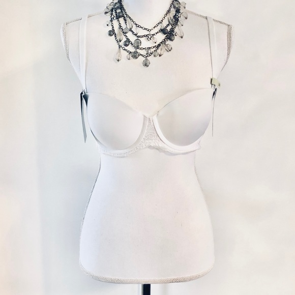 🆕Maidenform White Convertible Strapless Bra - Picture 2 of 10